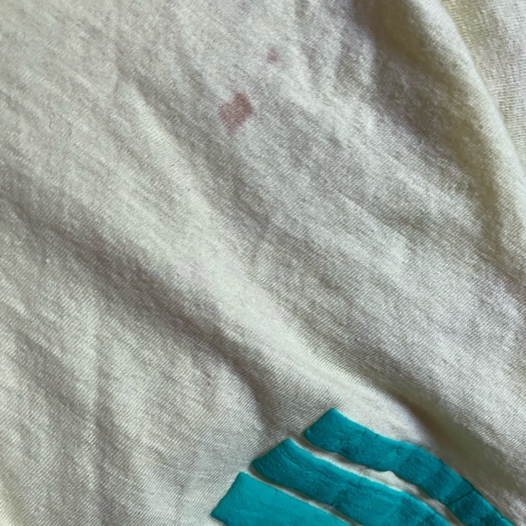 Vintage 90’s  St. Martin’s Palm Tree Fringe Beaded T-shirt Cover-Up - Picture 10 of 10